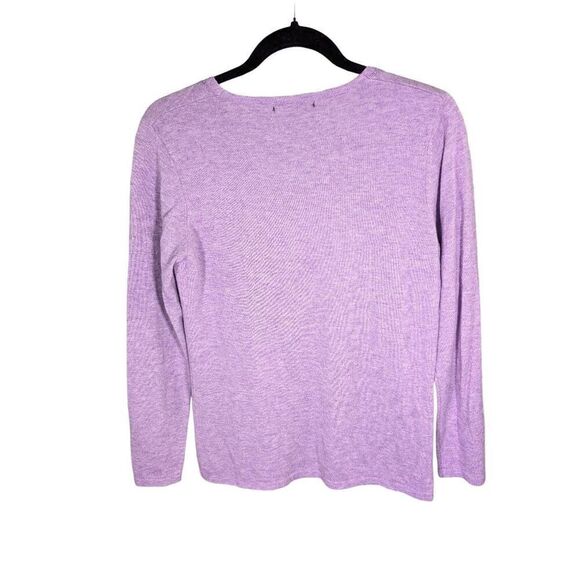 Strand V-Neck Purple/Pink Long Sleeve Sweater Women's Small - Picture 2 of 5